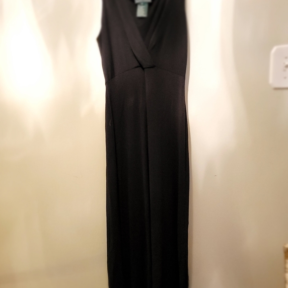 Ralph Lauren Sleeveless Dinner Dress, Size S, Color: Black. - Picture 4 of 5